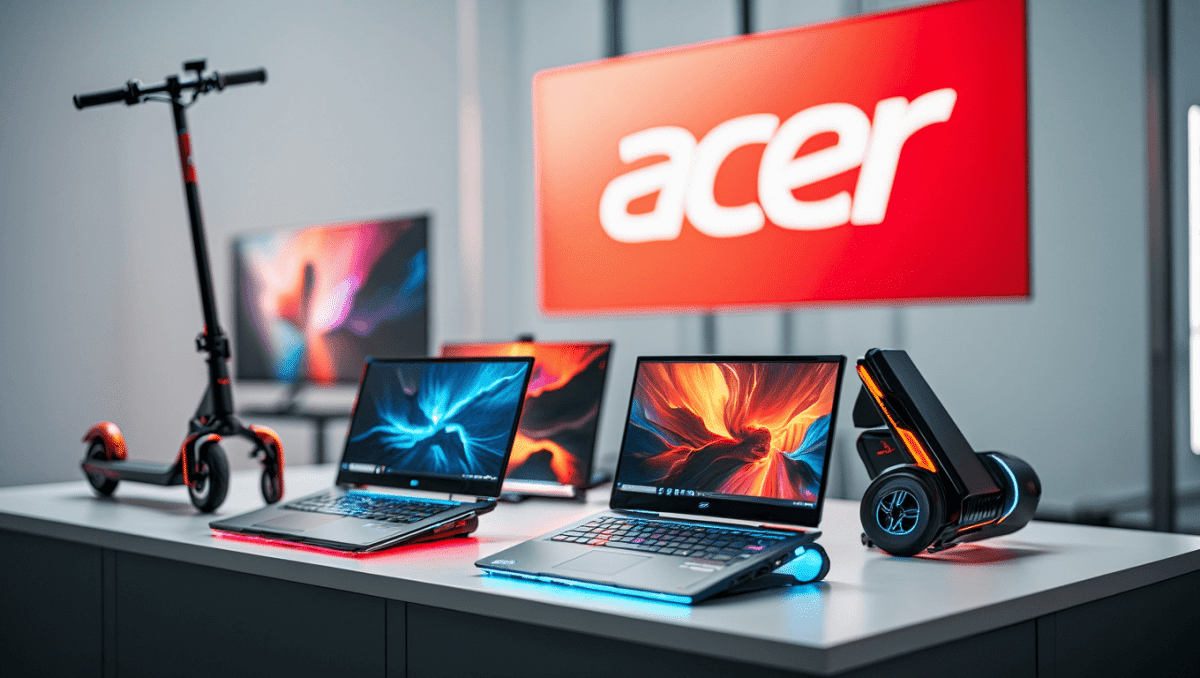 Acer lo tiene claro y redobla su apuesta en el CES 2026: portátiles gaming, monitores... ¡Y hasta un patinete!
