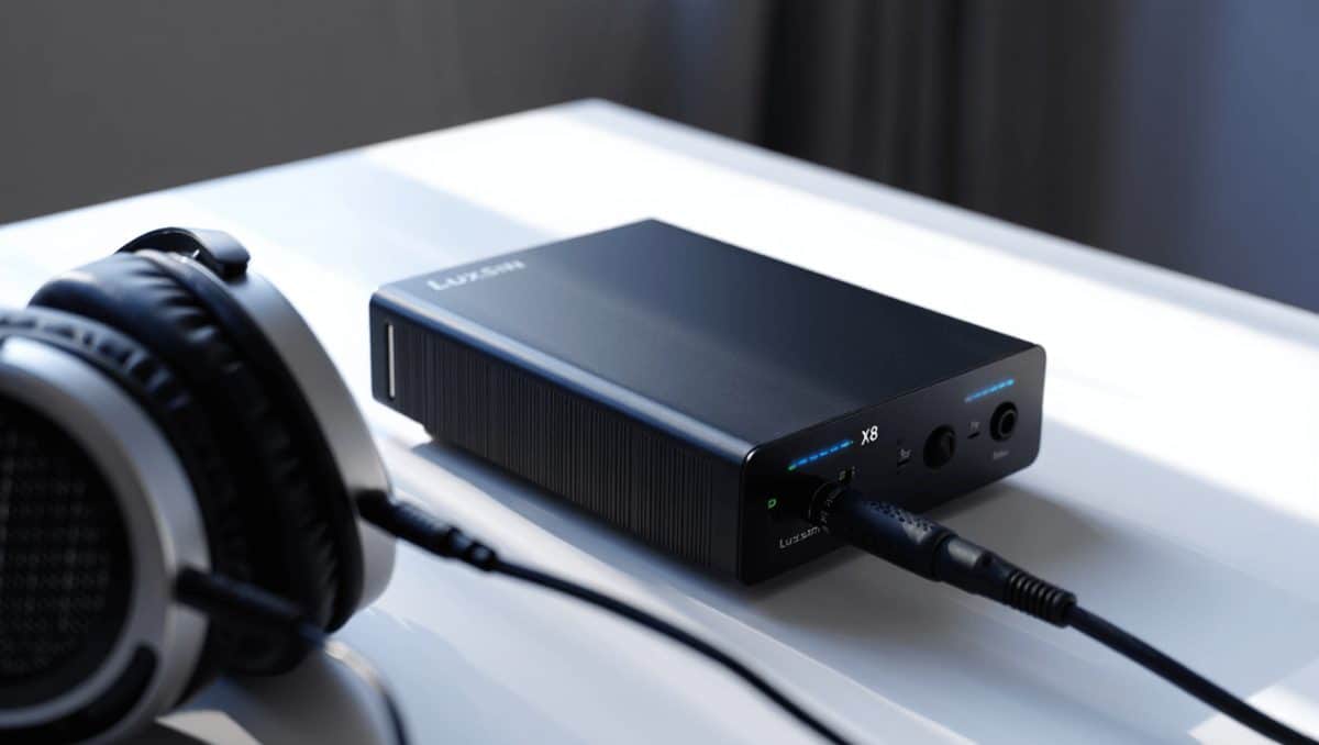 Luxsin X8: el amplificador de auriculares con procesado de audio por IA