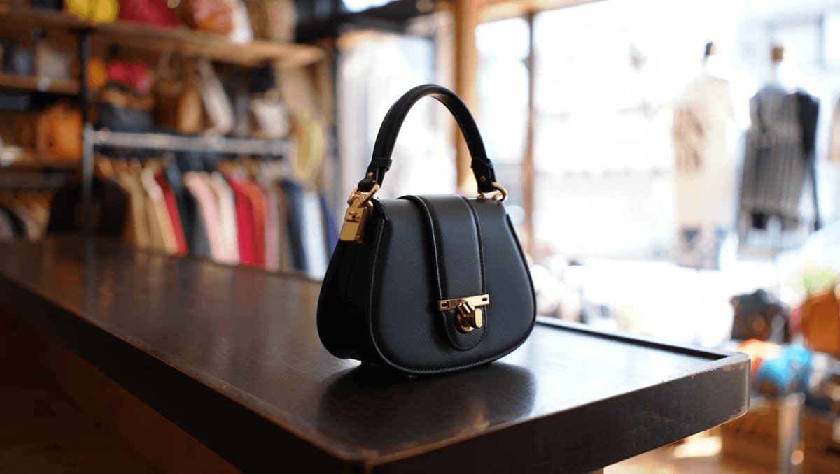 Prada parece, pero no lo es: el bolso mini de media luna perfecto para diario en la tienda que no esperas