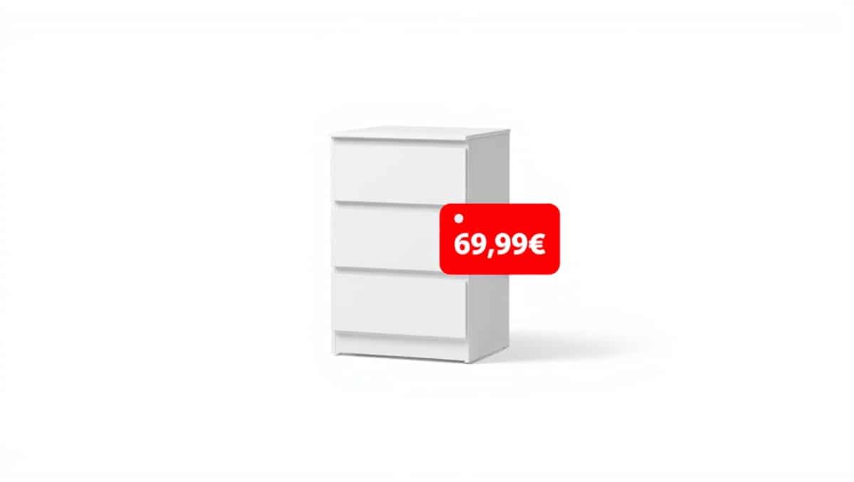 El 30 Aniversario de Ikea tumba el precio de su cómoda top ventas, para un dormitorio en orden