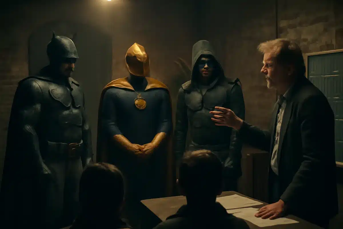 La serie introduce a la Society of the Midnight Key —traducible como La Sociedad de la Llave de Medianoche—, un colectivo clandestino formado para apoyar a vigilantes como Batman, Doctor Fate y Arrow mediante formación especializada y recursos discretos. Según