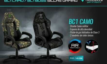 Nueva silla BC1 CAMO de ThunderX3