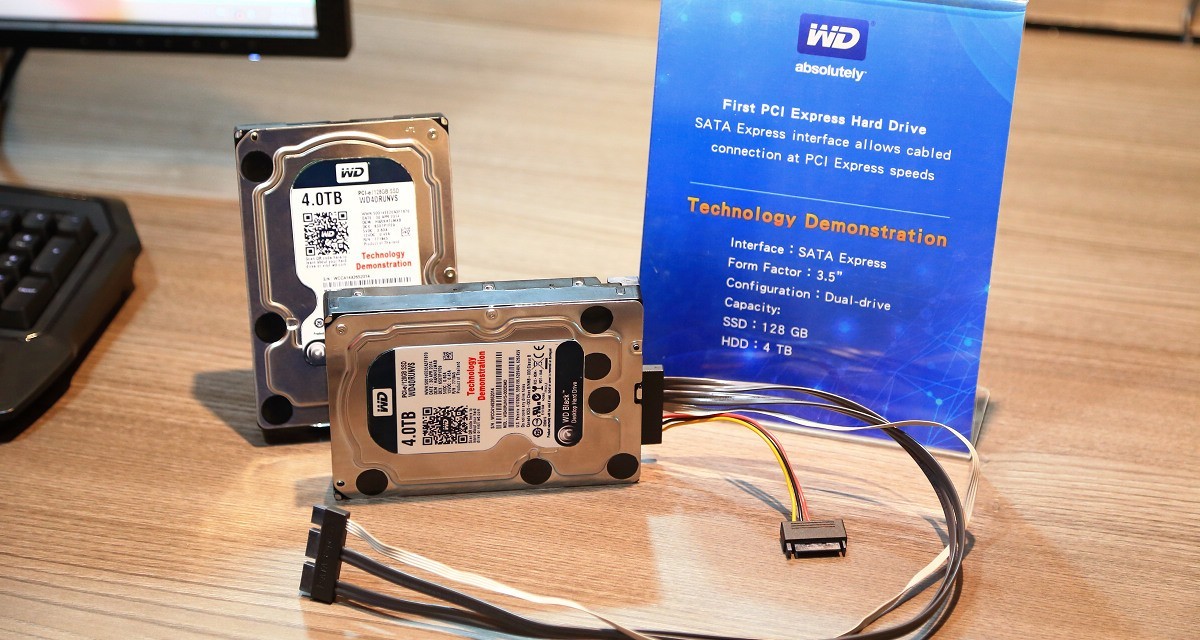 WD presenta el primer HDD SATA Express