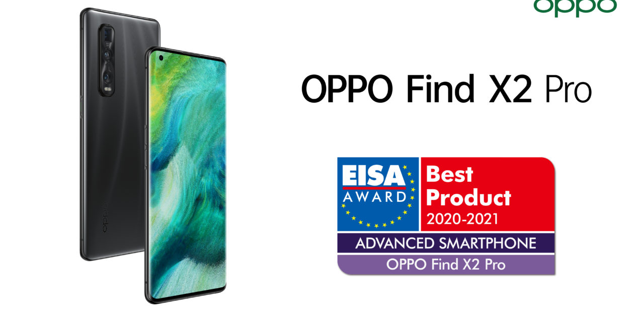 OPPO Find X2 Pro gana el premio EISA al «Mejor Producto 2020-2021 – En la categoría de smartphone avanzado»