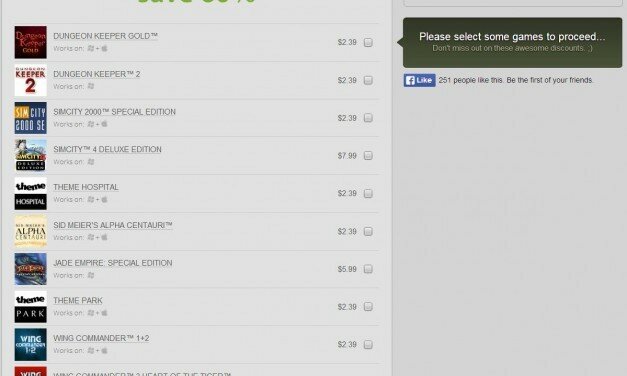 GOG ofrece juegos clásicos a tan solo 1,8€