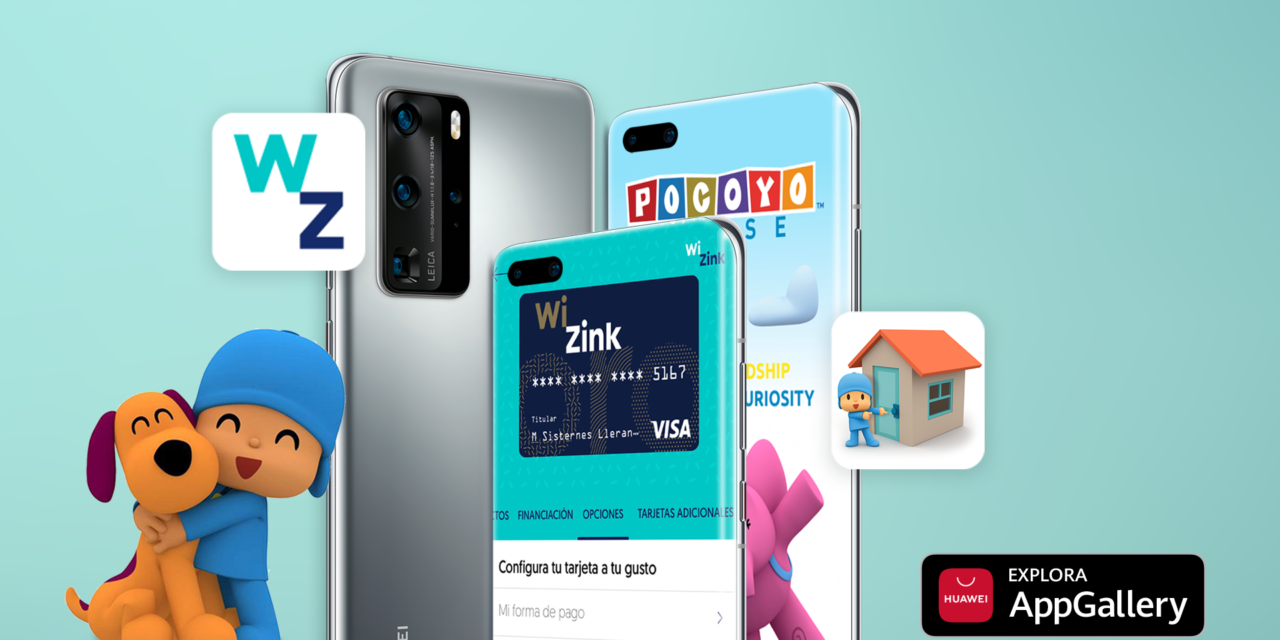 Pocoyo House y WiZink Bank se unen a Huawei AppGallery en España