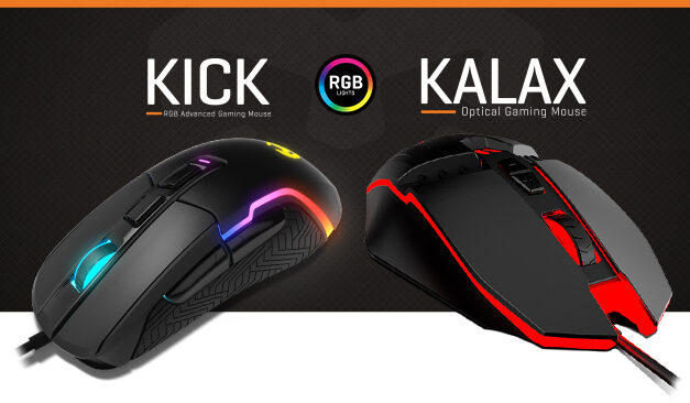Krom amplía su gran catálogo con dos ratones gamers RGB: Kick y Kalax