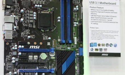 MSI presenta placa son soporte USB 3.1