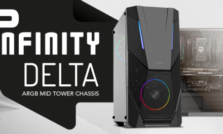 Nox presenta Infinity Delta, una semitorre con ARGB