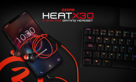 Ozone presenta Heat X30, unos nuevos auriculares in ear diseñados para gamers